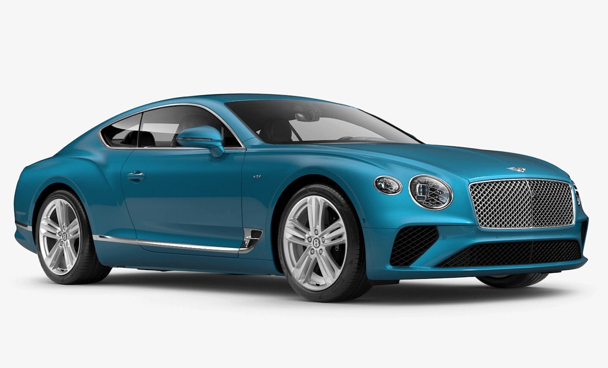 Bentley Continental GT in Kingfisher - by Mulliner