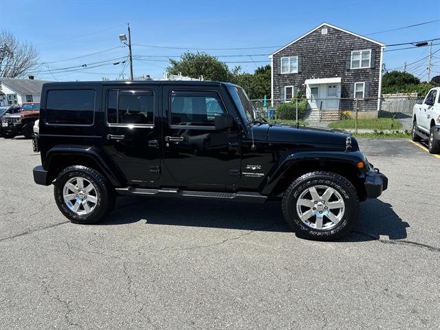 Used 2018 Jeep Wrangler JK Unlimited Sahara with VIN 1C4BJWEG0JL908141 for sale in Middletown, RI