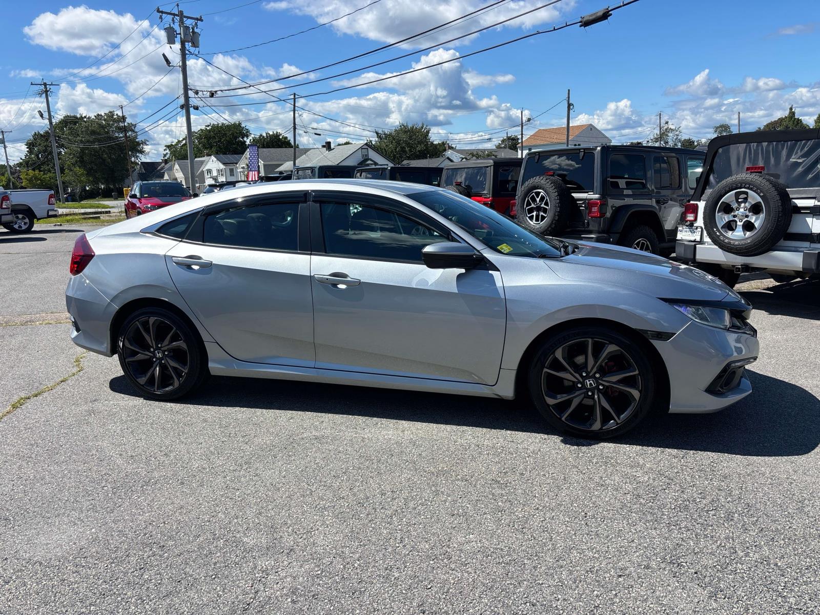 Certified 2019 Honda Civic Sport with VIN 19XFC2F83KE200858 for sale in Middletown, RI