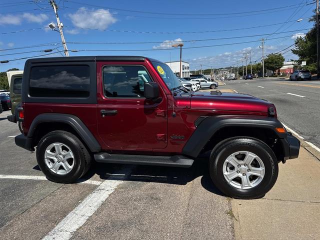 Certified 2021 Jeep Wrangler Sport S with VIN 1C4GJXAN0MW820029 for sale in Middletown, RI