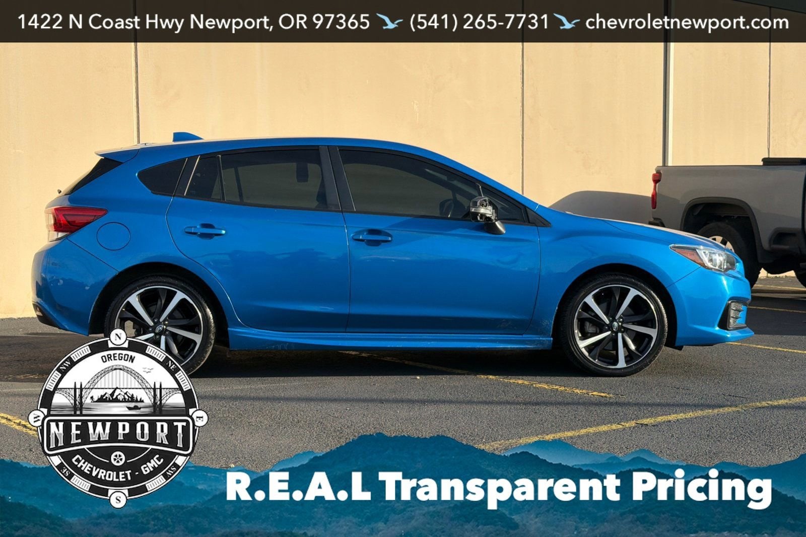 Used 2021 Subaru Impreza Sport with VIN 4S3GTAL62M3701557 for sale in Newport, OR