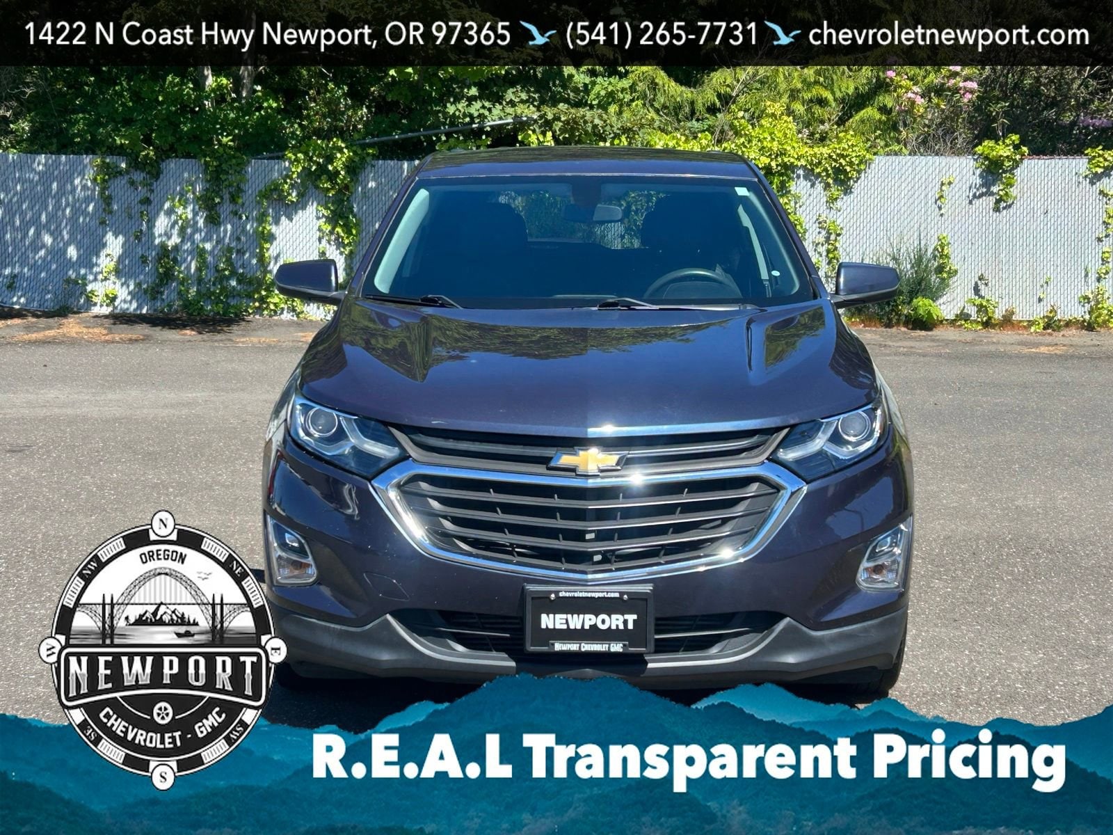 Used 2018 Chevrolet Equinox LT with VIN 3GNAXJEV9JS506518 for sale in Newport, OR