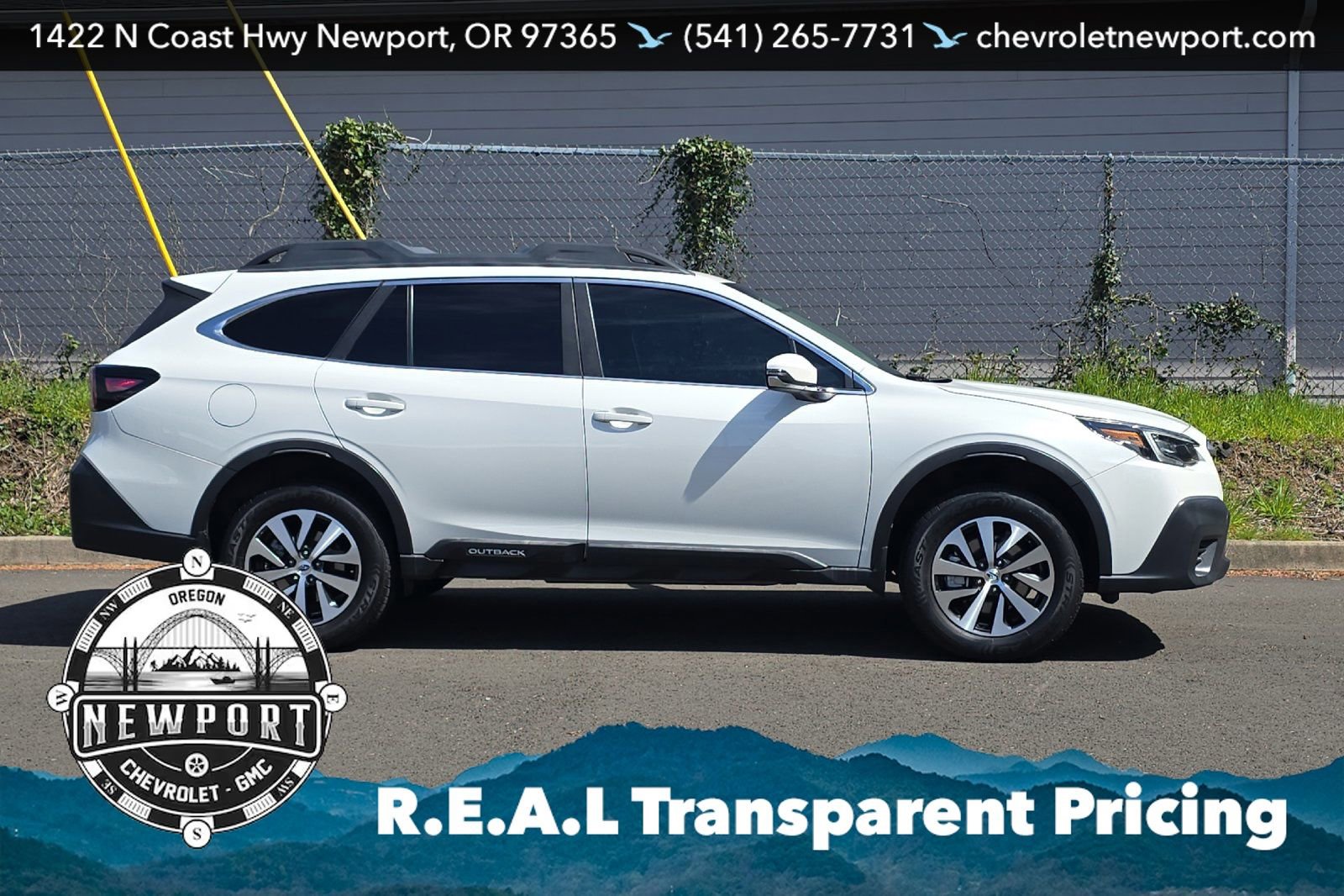 Used 2020 Subaru Outback Premium with VIN 4S4BTACC8L3154806 for sale in Newport, OR