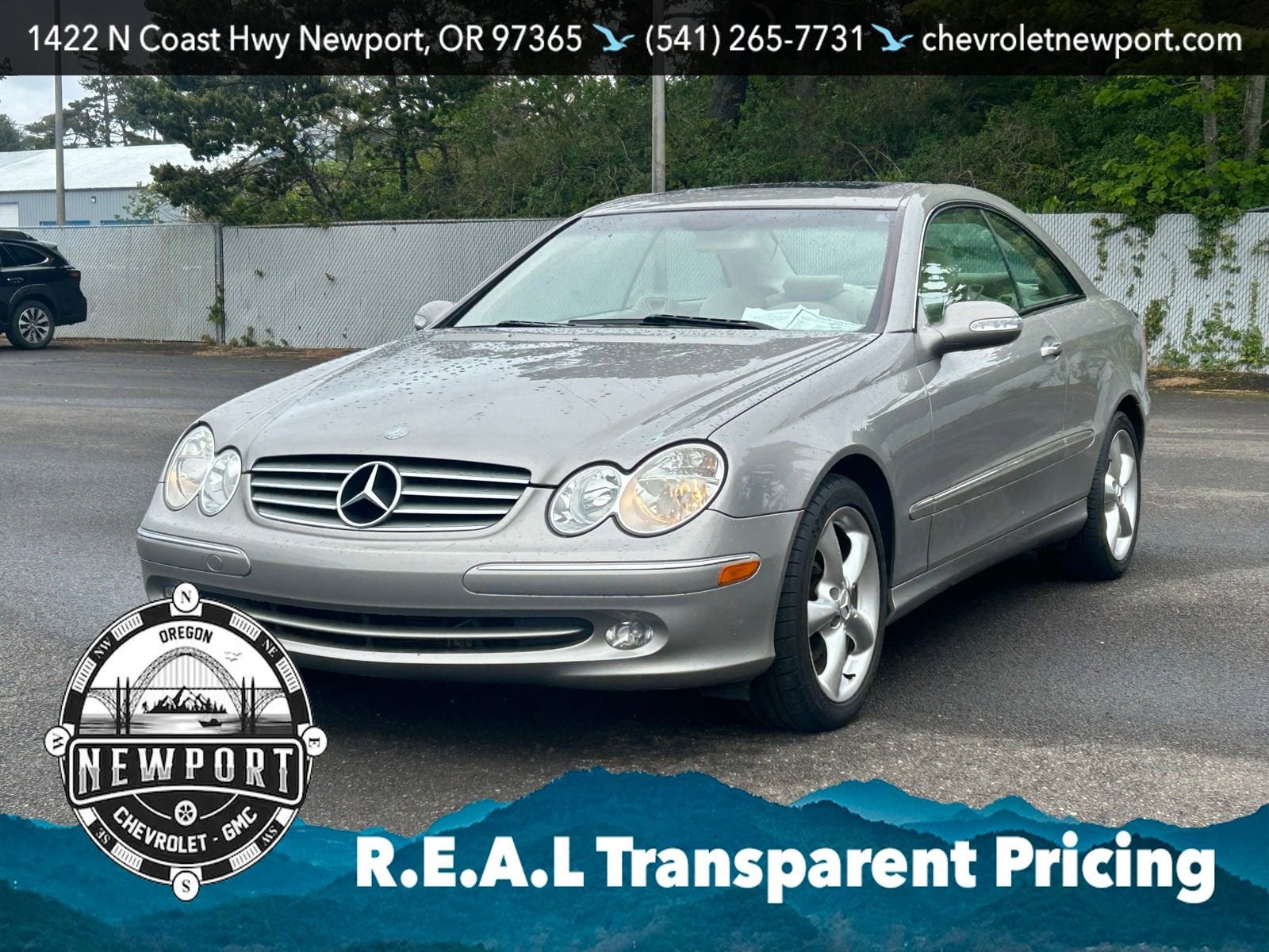 Used 2005 Mercedes-Benz CLK-Class CLK320 with VIN WDBTJ65J65F143133 for sale in Newport, OR