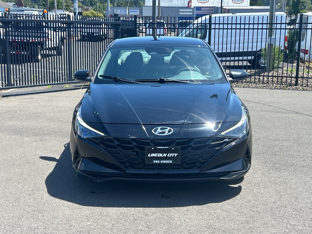 Certified 2021 Hyundai Elantra SEL with VIN KMHLM4AG5MU193499 for sale in Newport, OR