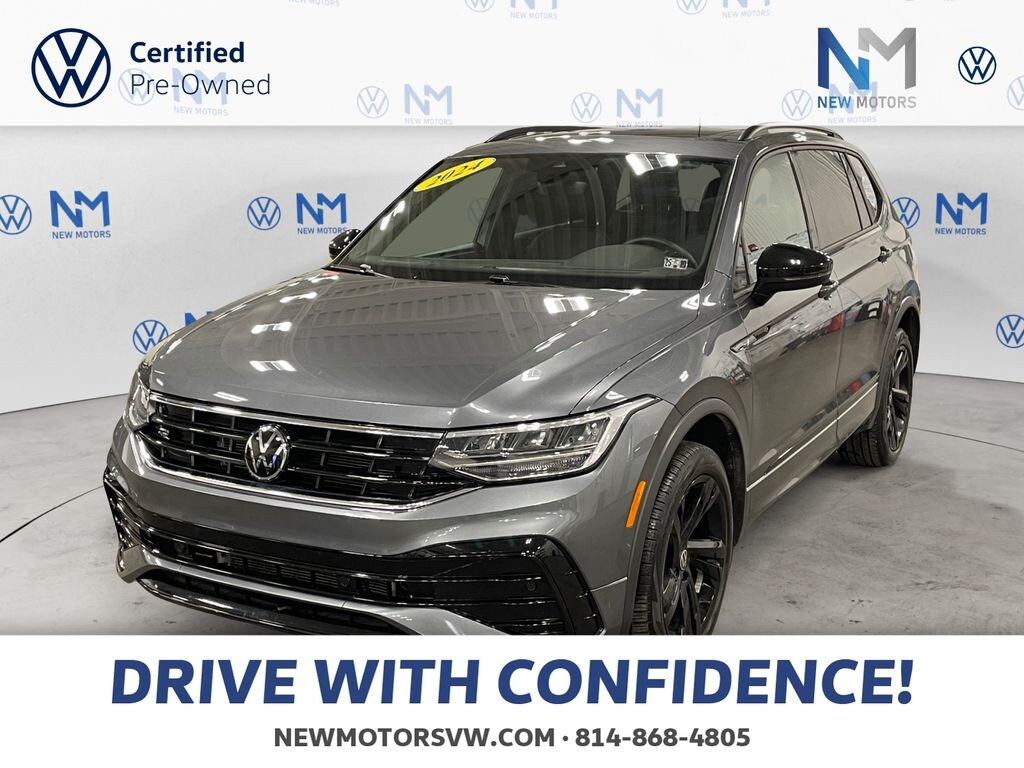 Certified 2024 Volkswagen Tiguan 2.0T SE R-Line Black SUV