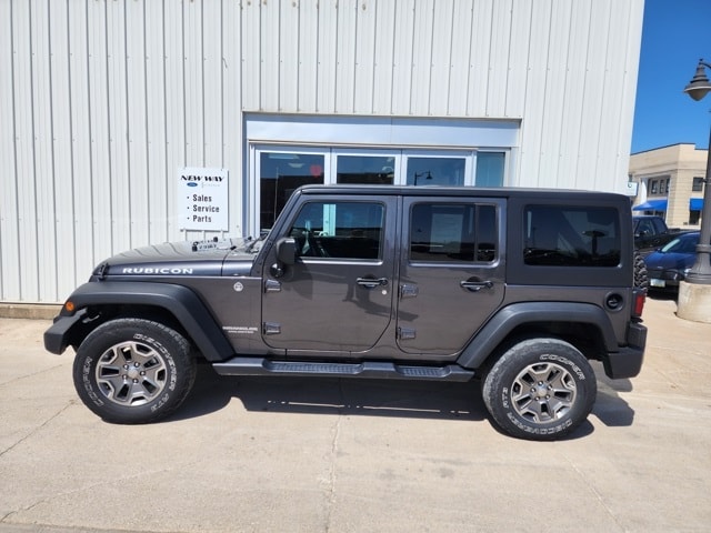 Used 2017 Jeep Wrangler Unlimited Rubicon with VIN 1C4BJWFG1HL679851 for sale in Pocahontas, IA