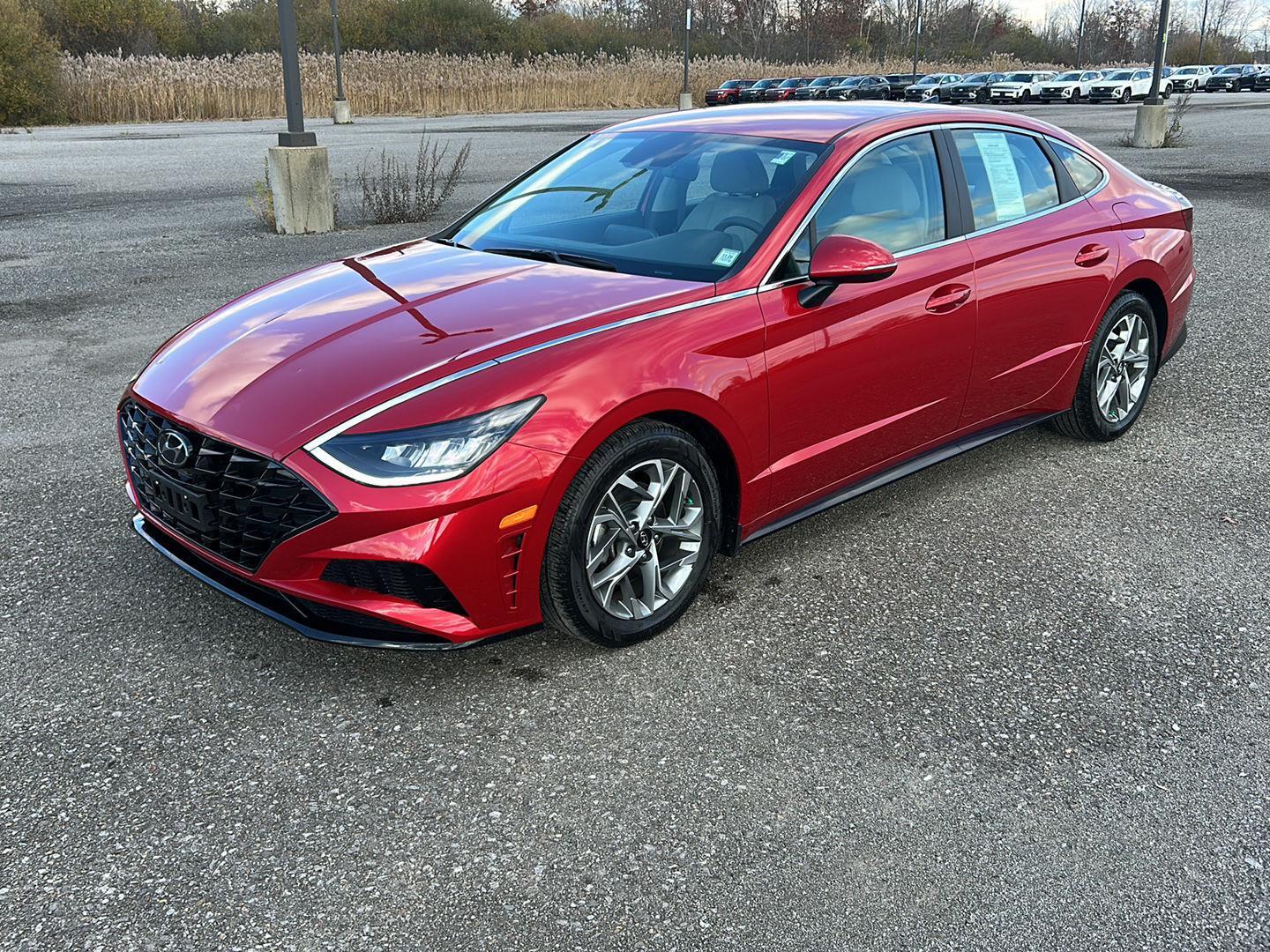 Used 2021 Hyundai Sonata SEL with VIN 5NPEL4JAXMH076717 for sale in Grand Island, NY