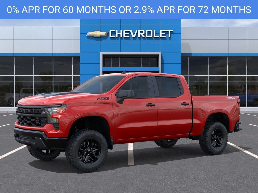 New 2026 Chevrolet Silverado 1500 Custom Trail Boss Truck Crew Cab