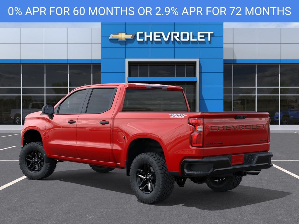 New 2026 Chevrolet Silverado 1500 Custom Trail Boss Truck Crew Cab