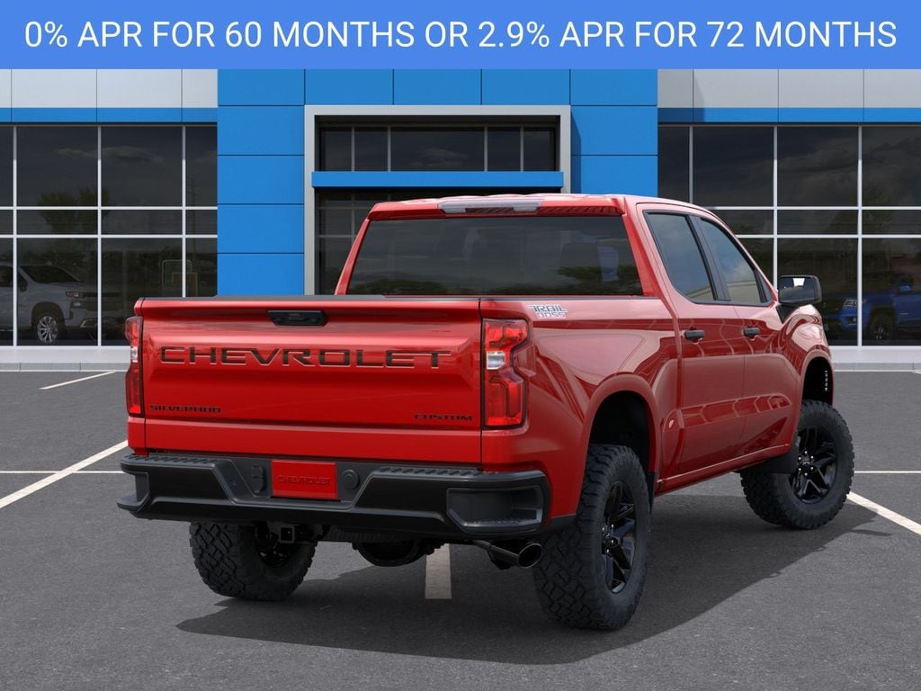 New 2026 Chevrolet Silverado 1500 Custom Trail Boss Truck Crew Cab