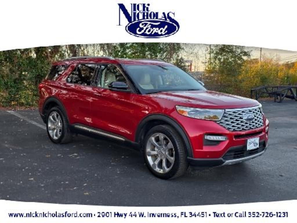 Certified 2020 Ford Explorer Platinum SUV
