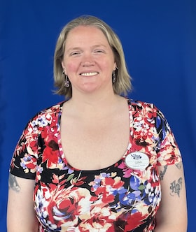 Staff member Gina Tavish from 728b529c466b