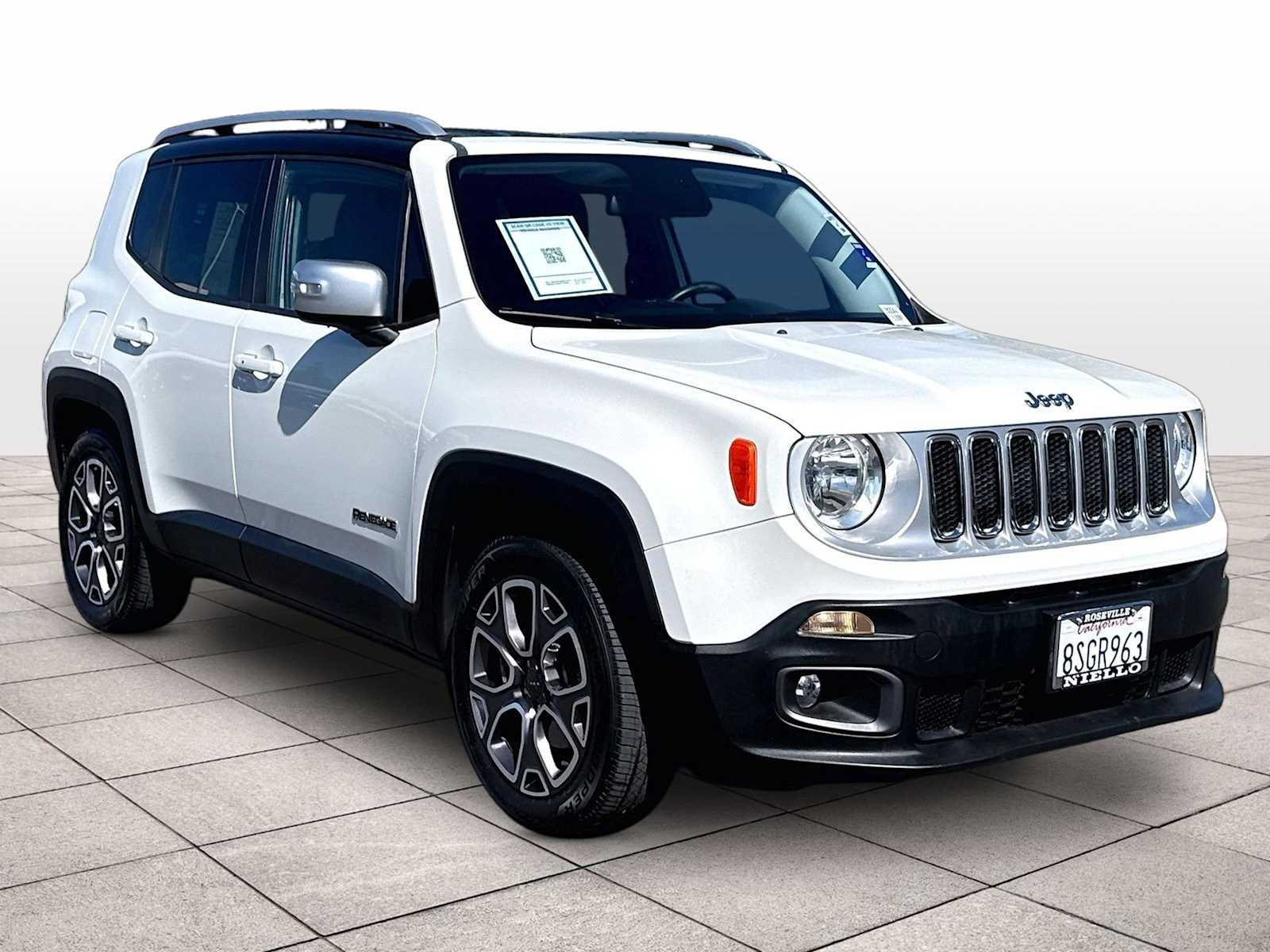 Used 2017 Jeep Renegade Limited with VIN ZACCJADB1HPE55585 for sale in Roseville, CA