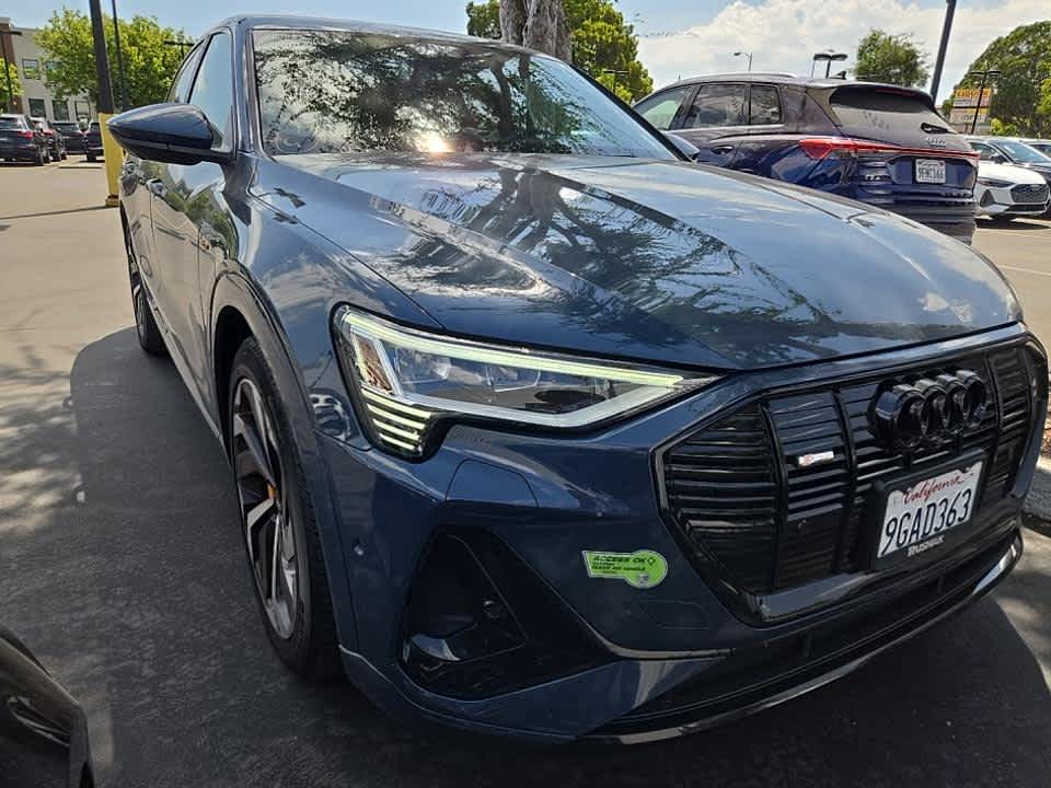 Used 2023 Audi e-tron Sportback Premium Plus with VIN WA12AAGEXPB025753 for sale in Sacramento, CA