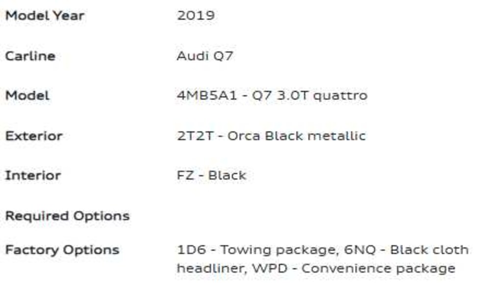 Used 2019 Audi Q7 Premium 55 TFSI quattro