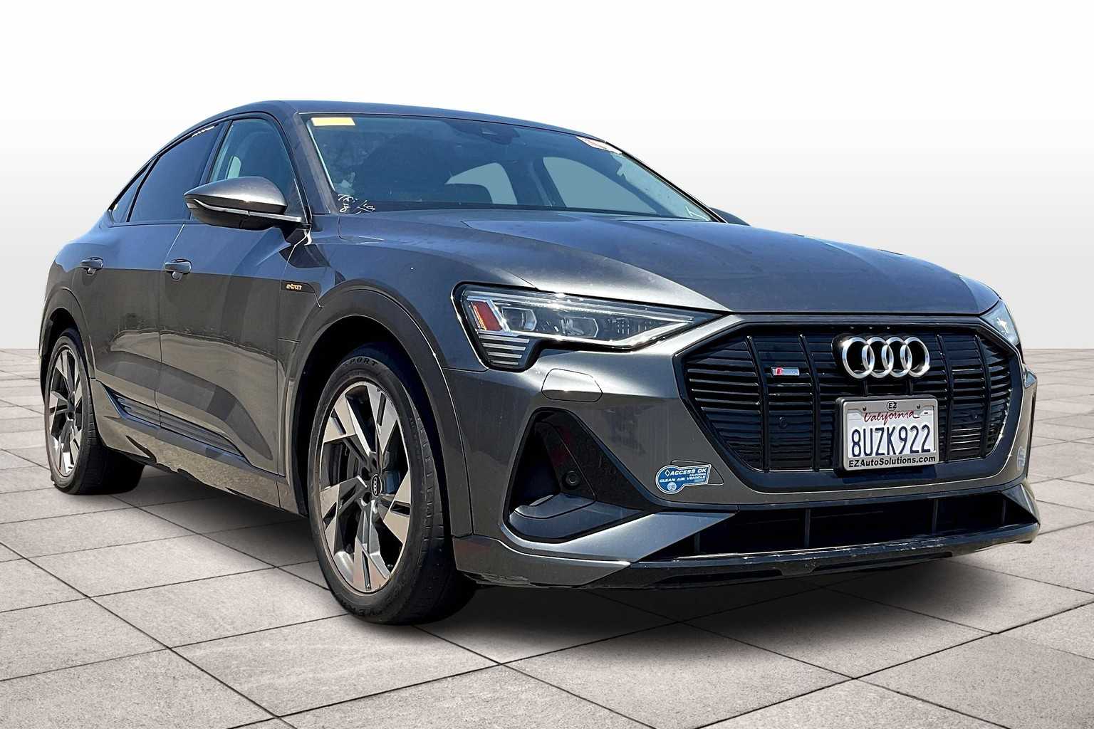 Used 2021 Audi e-tron Sportback Premium with VIN WA11AAGE4MB017736 for sale in Sacramento, CA