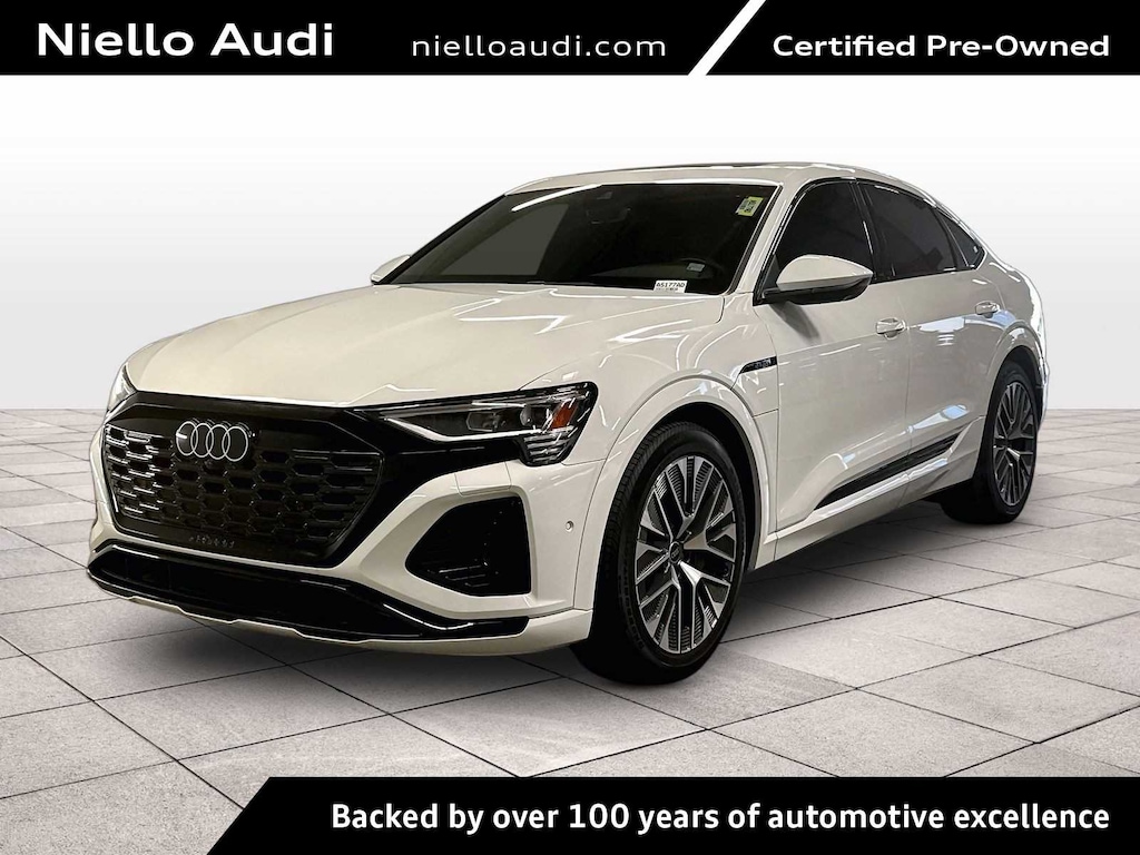 Certified 2024 Audi Q8 e-tron Sportback S Line Premium Plus quattro