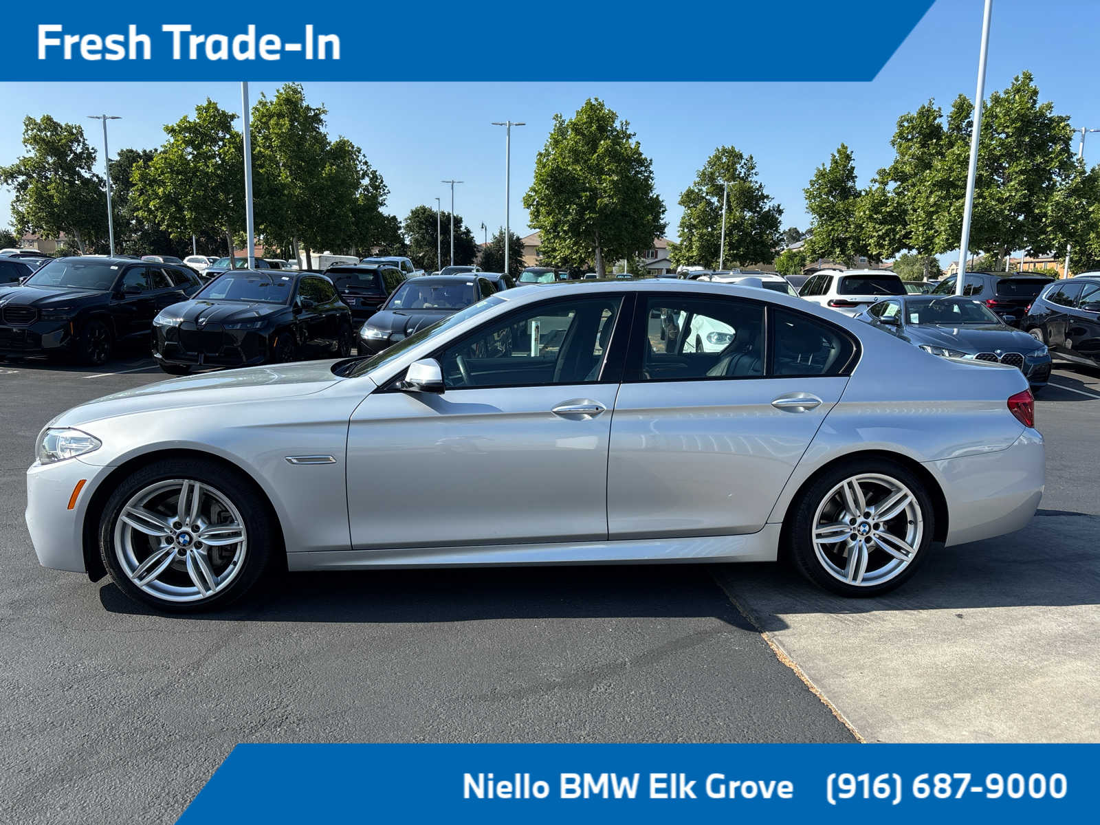 Used 2016 BMW 5 Series 535i with VIN WBA5B3C57GG258989 for sale in Elk Grove, CA