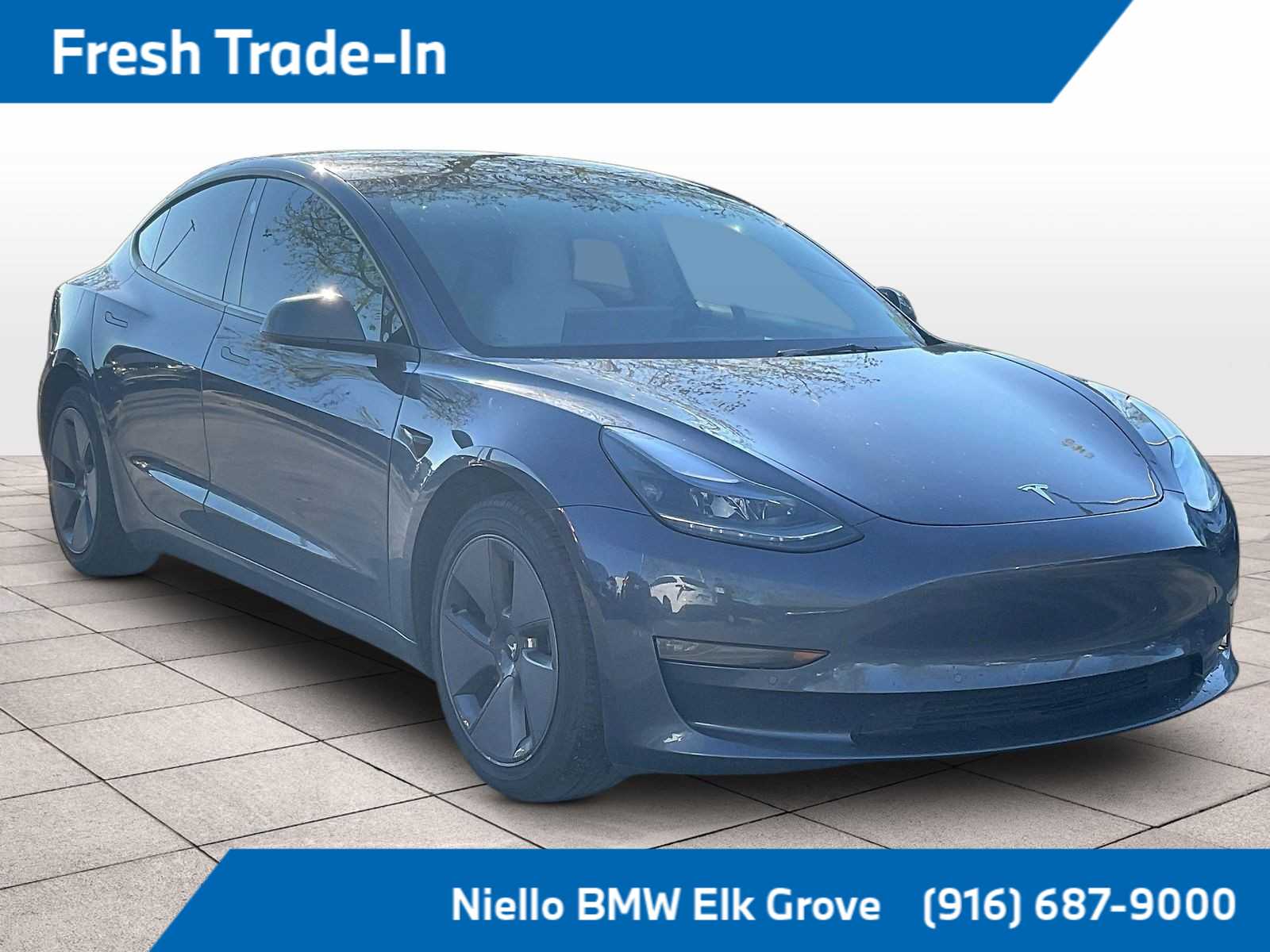 Used 2022 Tesla Model 3 Long Range with VIN 5YJ3E1EB0NF347853 for sale in Elk Grove, CA