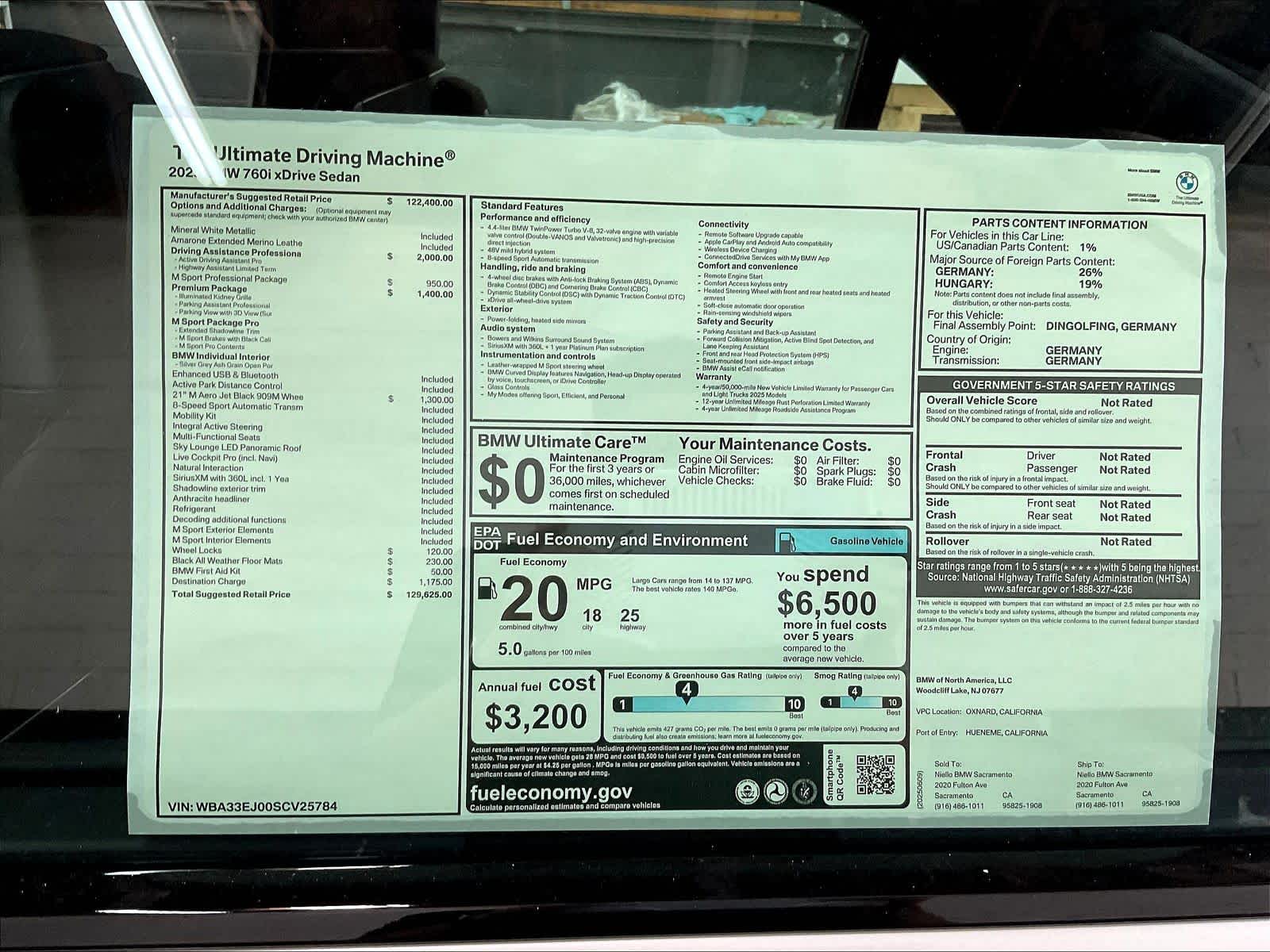 2025 BMW 7 Series 760i - Photo 34