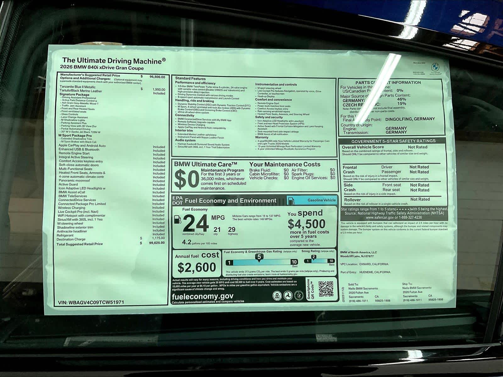 2026 BMW 8 Series 840i - Photo 36