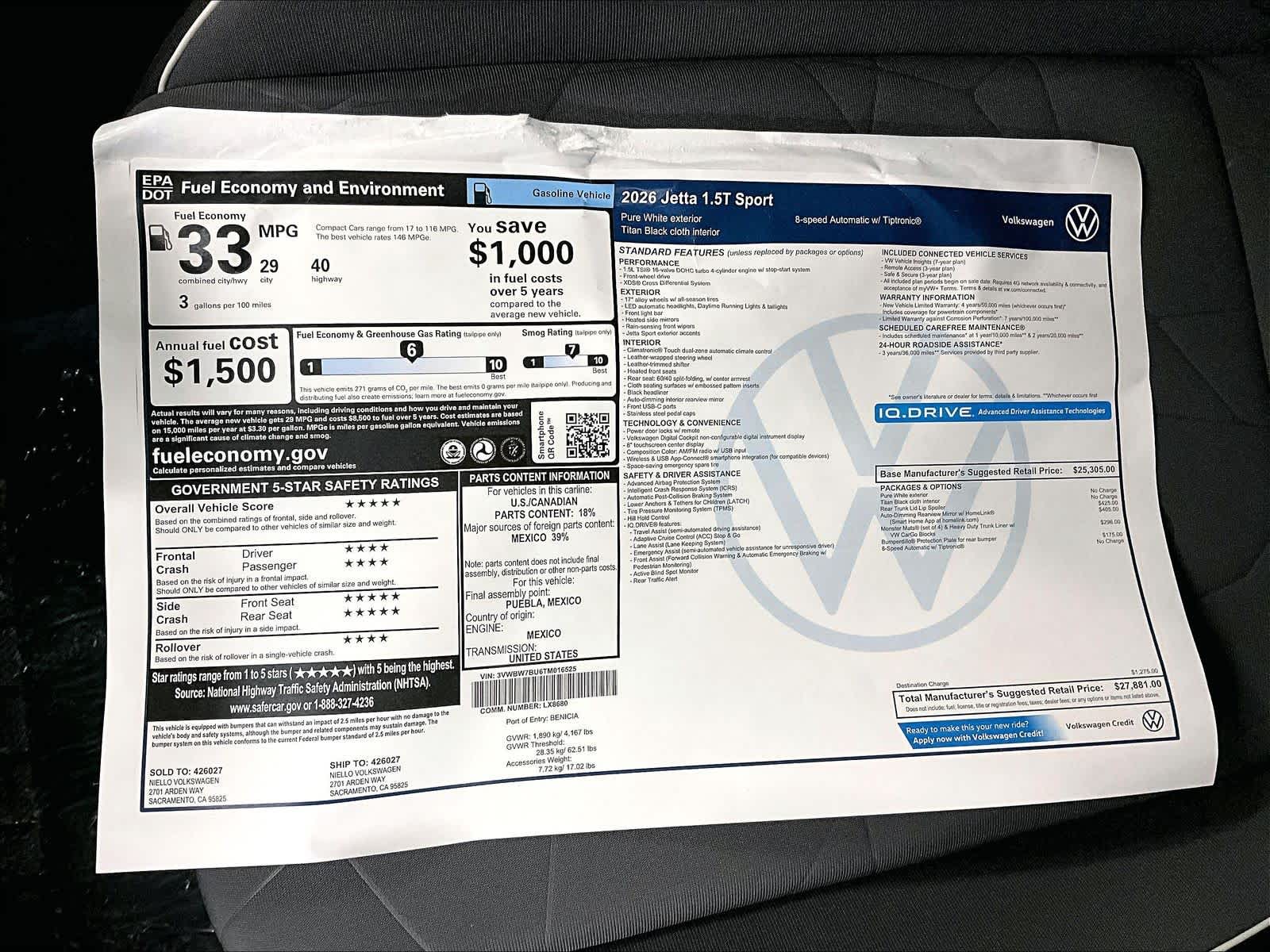 2026 Volkswagen Jetta Sport - Photo 31