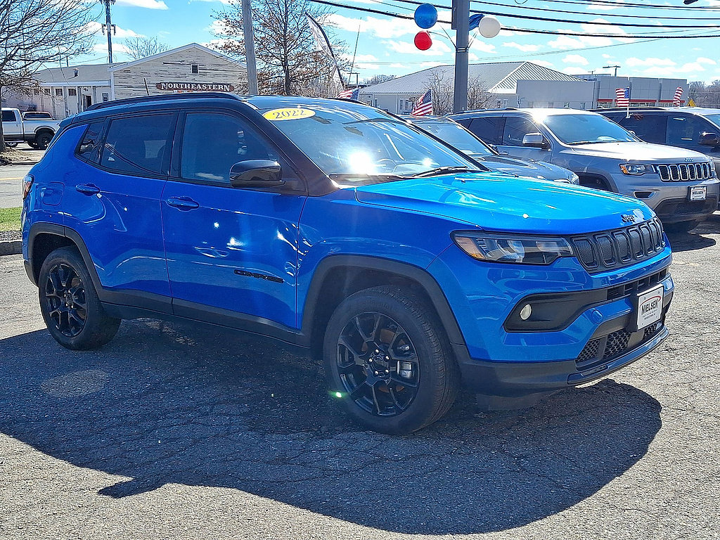 Certified 2022 Jeep Compass Altitude with VIN 3C4NJDBB4NT195281 for sale in East Hanover, NJ