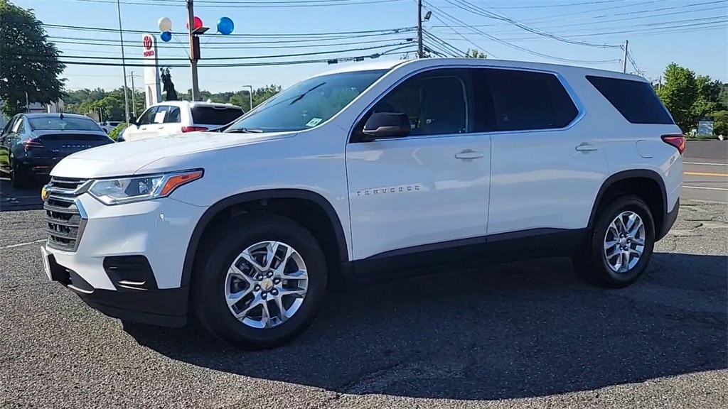 Used 2021 Chevrolet Traverse LS with VIN 1GNEVFKW8MJ220375 for sale in Dover, NJ