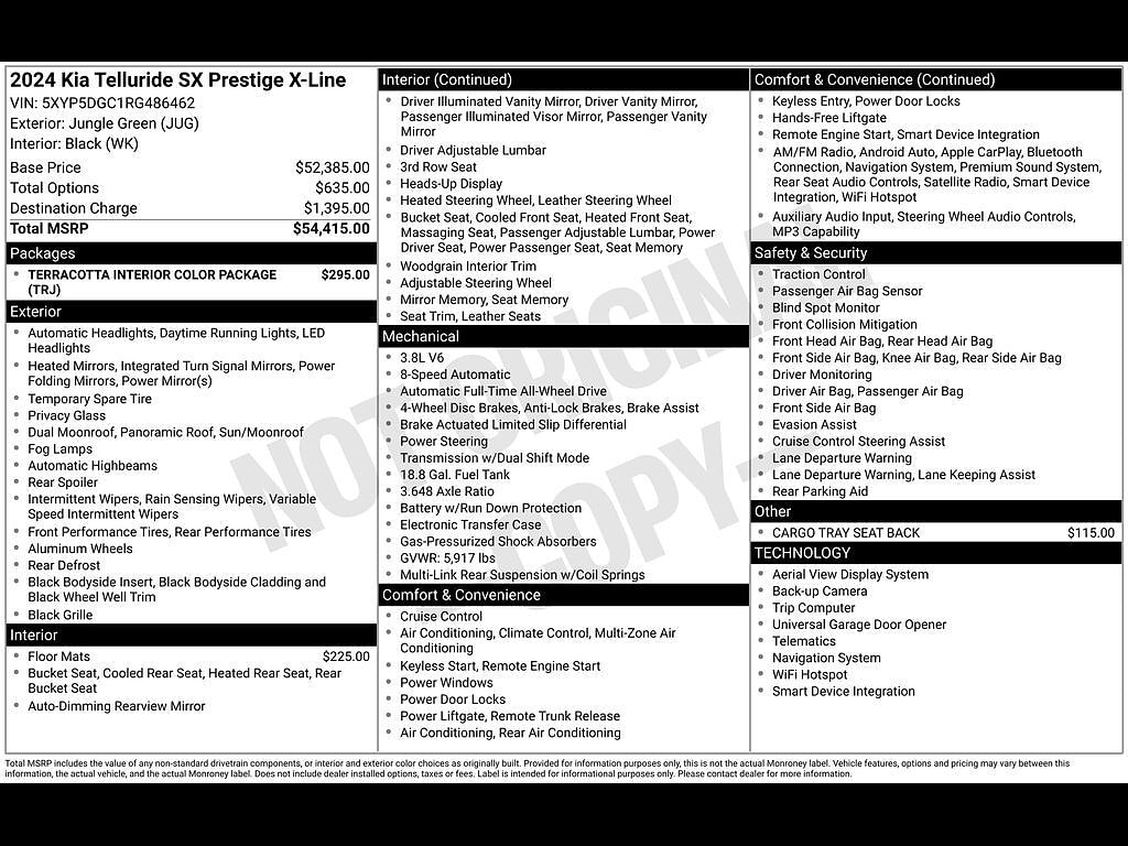 Certified 2024 Kia Telluride SUV