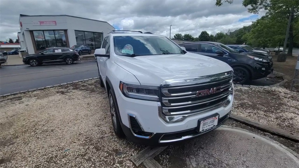 Used 2021 GMC Acadia SLT with VIN 1GKKNULS1MZ132351 for sale in Newton, NJ