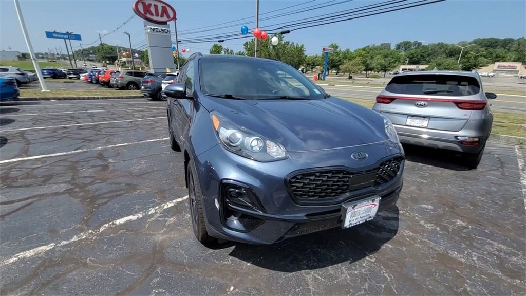 Certified 2022 Kia Sportage Nightfall with VIN KNDP6CAC2N7027593 for sale in Newton, NJ