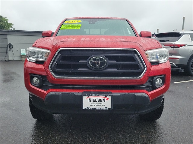 Used 2021 Toyota Tacoma SR5 with VIN 3TMCZ5AN0MM381166 for sale in Rockaway, NJ