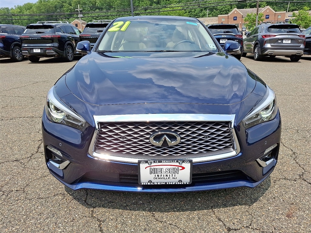 Certified 2021 INFINITI Q50 LUXE with VIN JN1EV7BR8MM755815 for sale in Stanhope, NJ