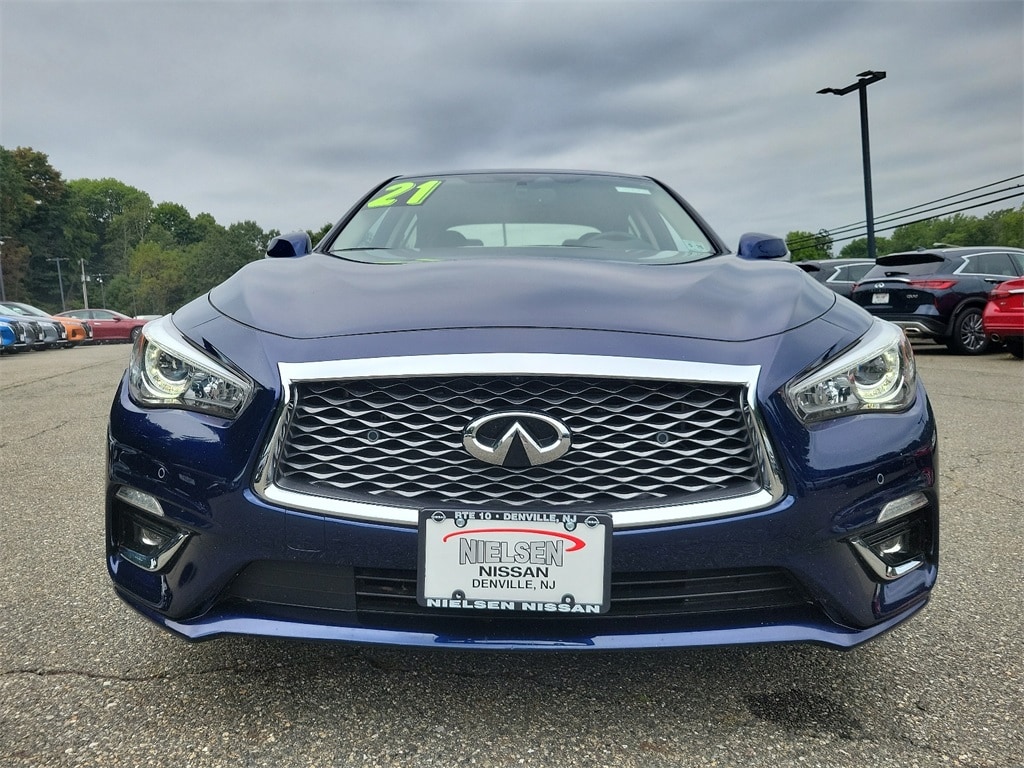 Certified 2021 INFINITI Q50 LUXE with VIN JN1EV7BR5MM755514 for sale in Stanhope, NJ