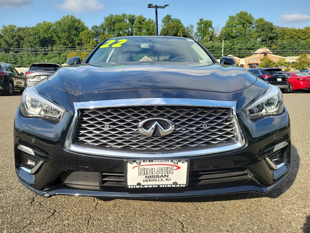 Certified 2022 INFINITI Q50 LUXE with VIN JN1EV7BR5NM340372 for sale in Stanhope, NJ