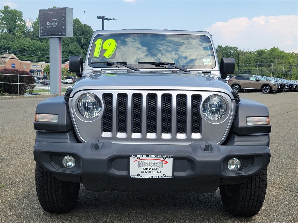 Used 2019 Jeep Wrangler Unlimited Sport S with VIN 1C4HJXDNXKW683694 for sale in Stanhope, NJ