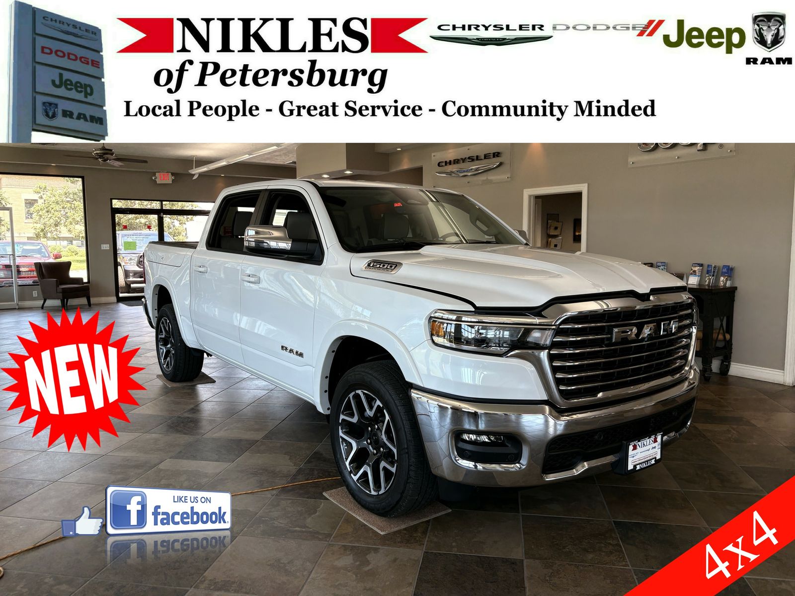 2026 Ram 1500 LARAMIE CREW CAB 4X4 5'7 BOX