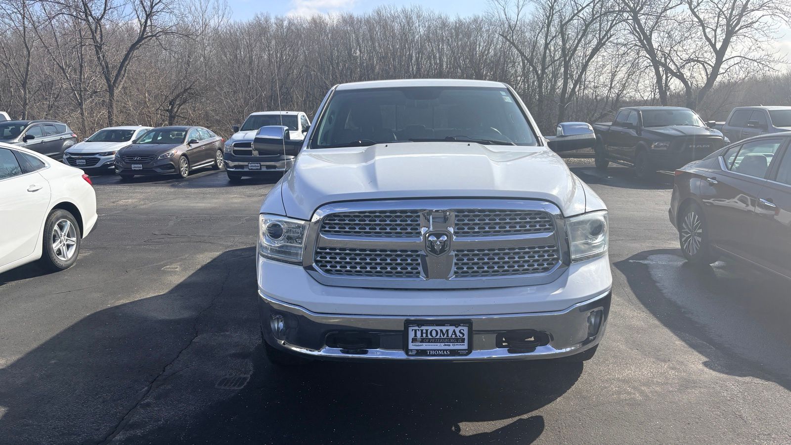 Used 2014 RAM Ram 1500 Laramie with VIN 1C6RR7NT0ES366052 for sale in Petersburg, IL