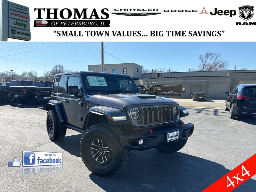 New 2026 Jeep Wrangler 2-DOOR RUBICON X Sport Utility