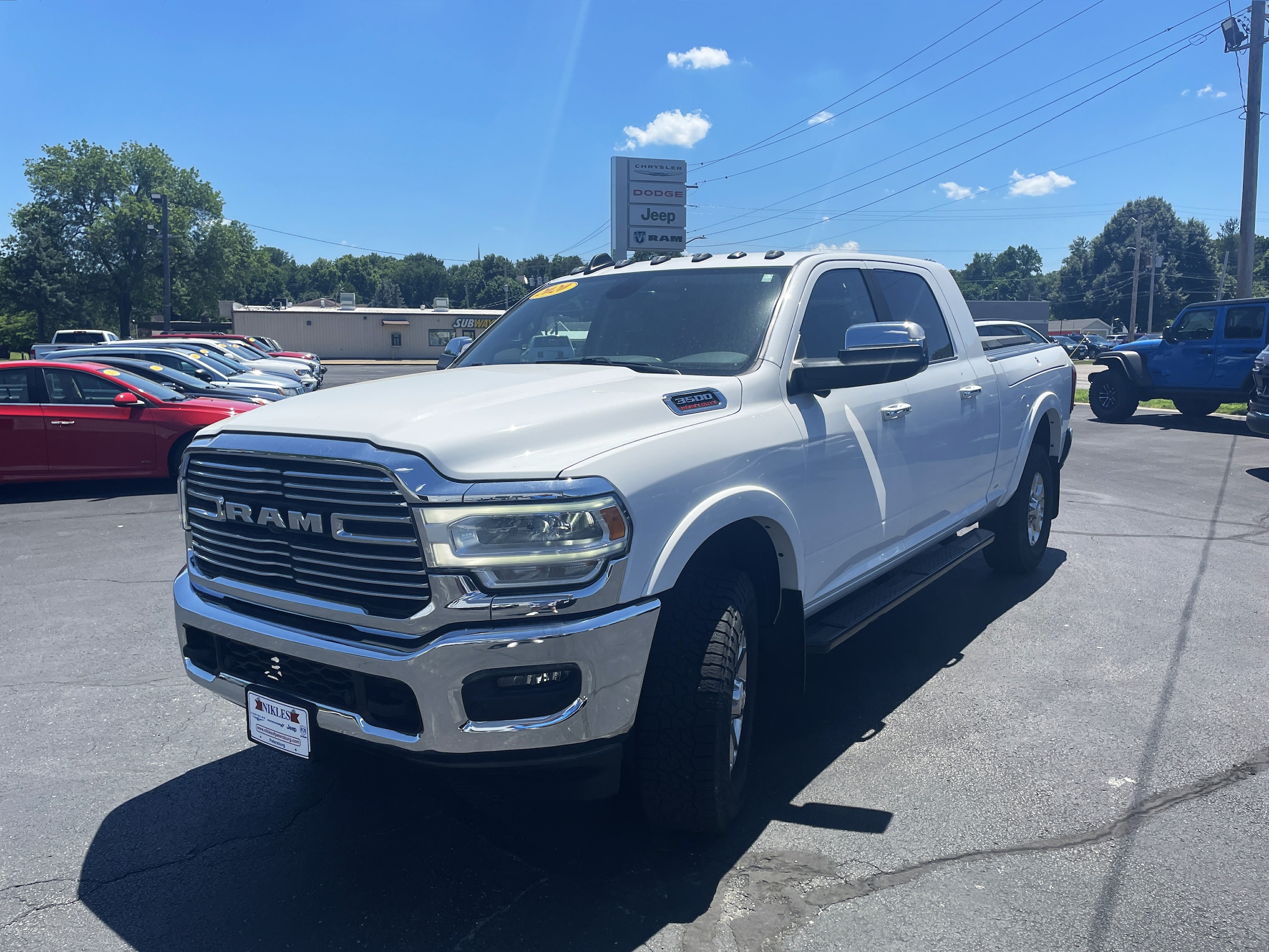 Used 2020 RAM Ram 3500 Pickup Laramie with VIN 3C63R3MJ0LG216333 for sale in Petersburg, IL