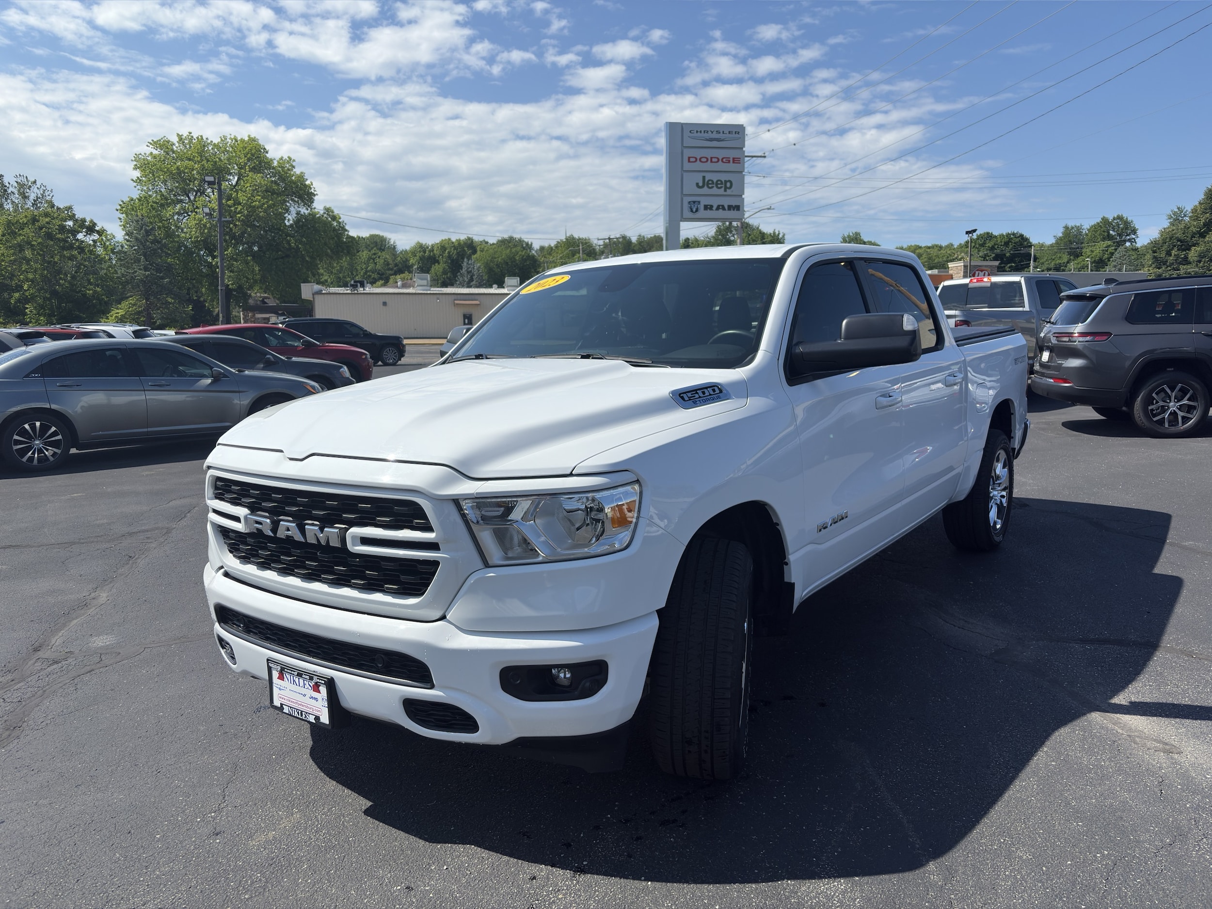 Used 2023 RAM Ram 1500 Pickup Big Horn/Lone Star with VIN 1C6RRFFG6PN689227 for sale in Petersburg, IL