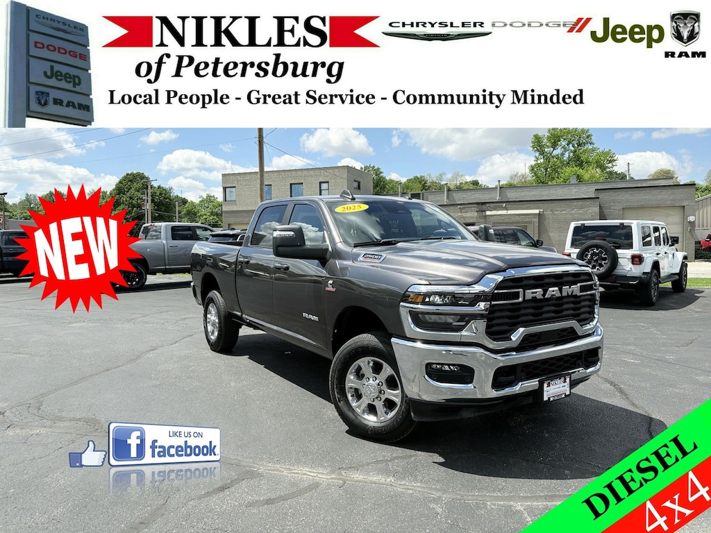 New 2025 Ram 2500 BIG HORN CREW CAB 4X4 6'4 BOX Pickup