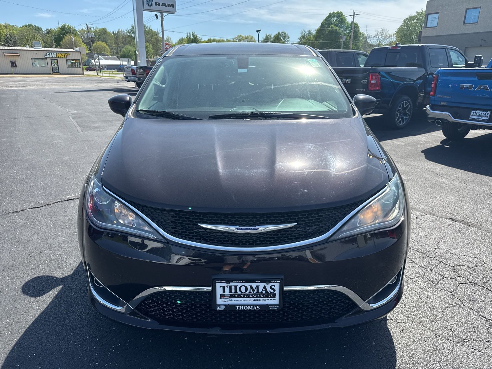 Used 2019 Chrysler Pacifica Touring Plus with VIN 2C4RC1FG1KR630630 for sale in Petersburg, IL