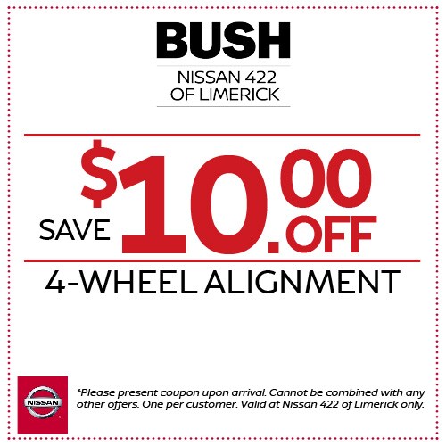 Nissan Service Coupons & Service Specials at Nissan 422 of Limerick