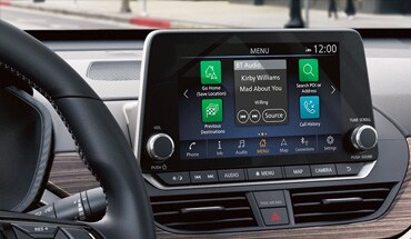 8” touchscreen display