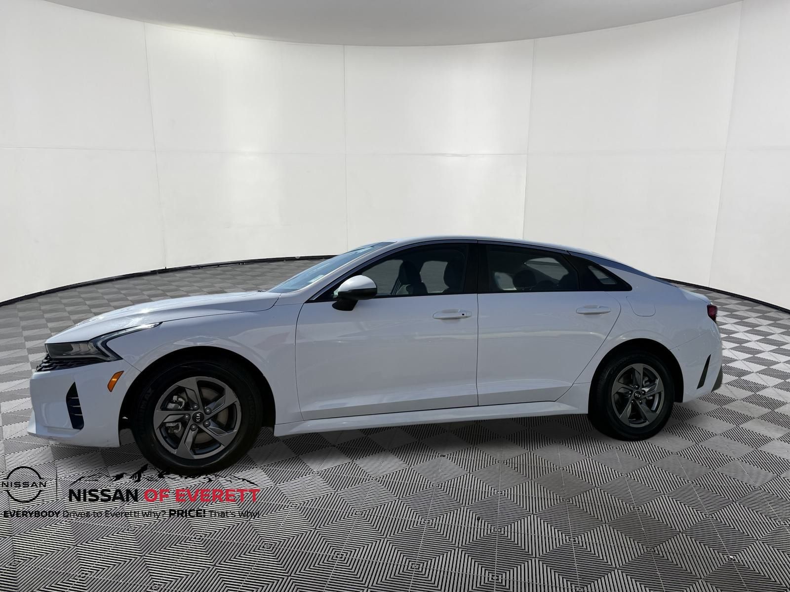 Used 2021 Kia K5 LXS with VIN 5XXG14J23MG015213 for sale in Everett, WA
