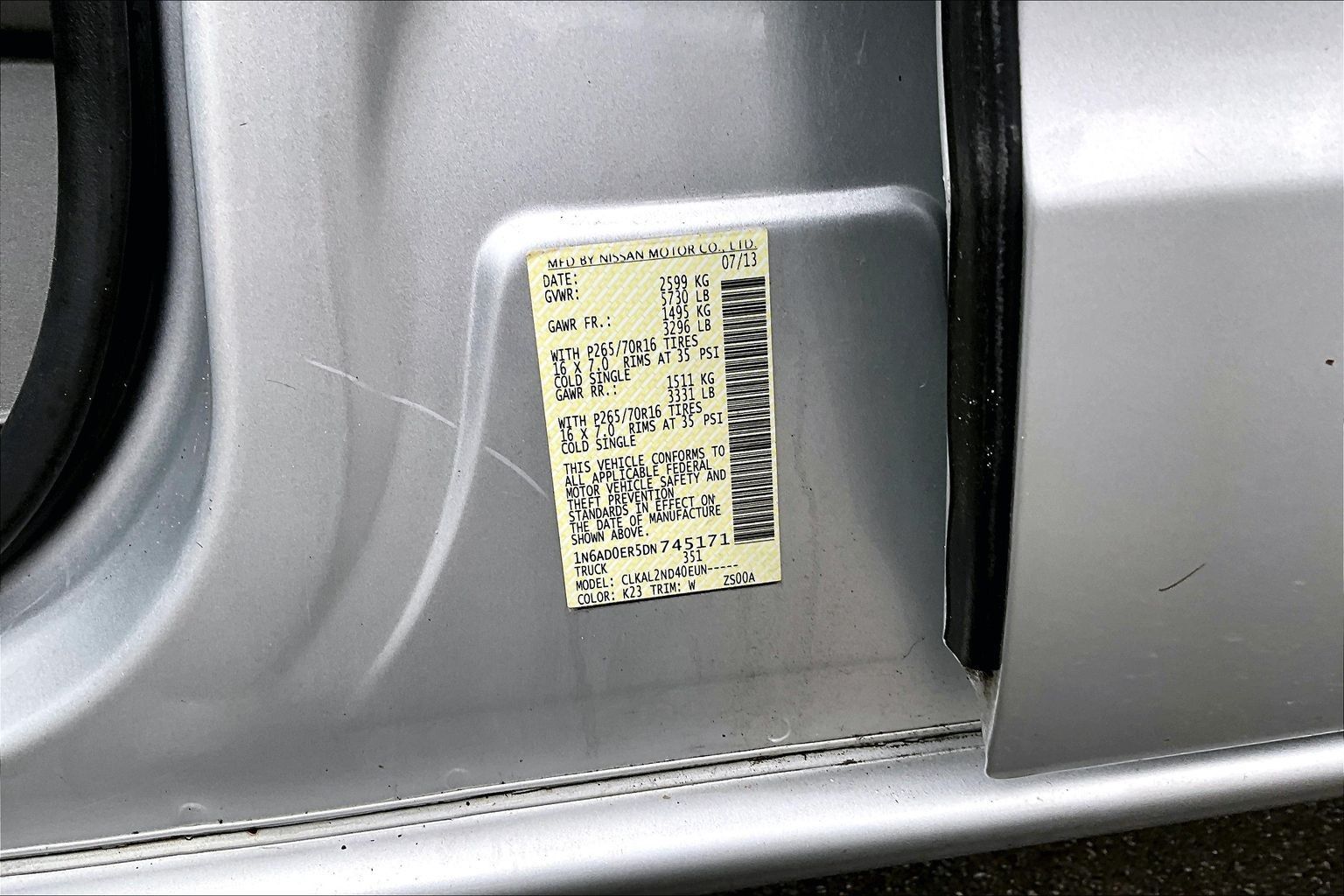 2013 Nissan Frontier SV - Photo 17