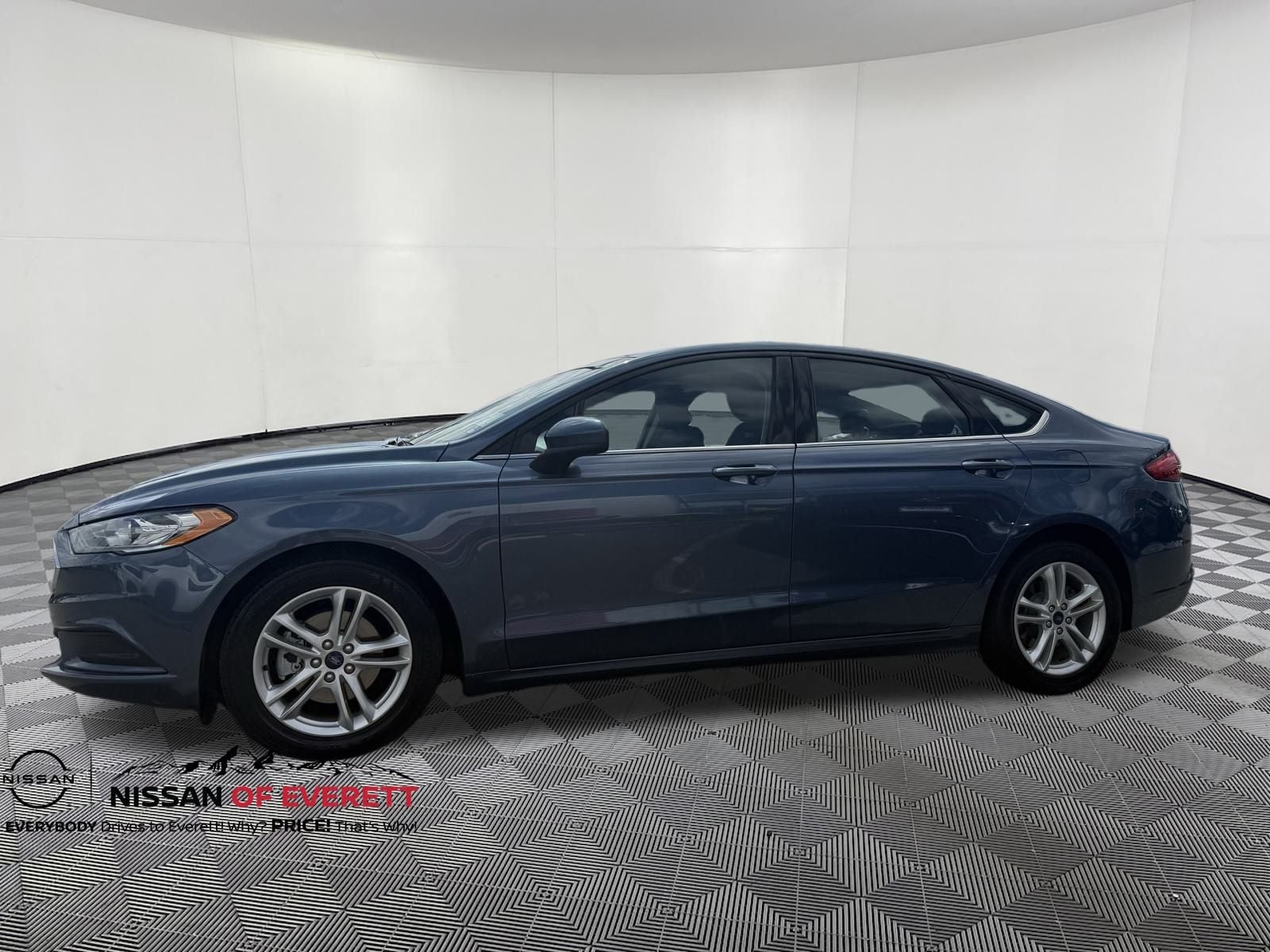Used 2018 Ford Fusion SE with VIN 3FA6P0H70JR194964 for sale in Everett, WA