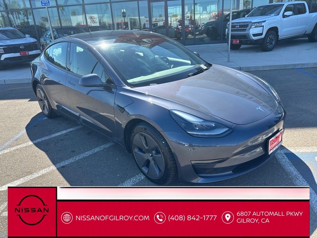 Used 2023 Tesla Model 3 Base with VIN 5YJ3E1EA4PF470839 for sale in Gilroy, CA